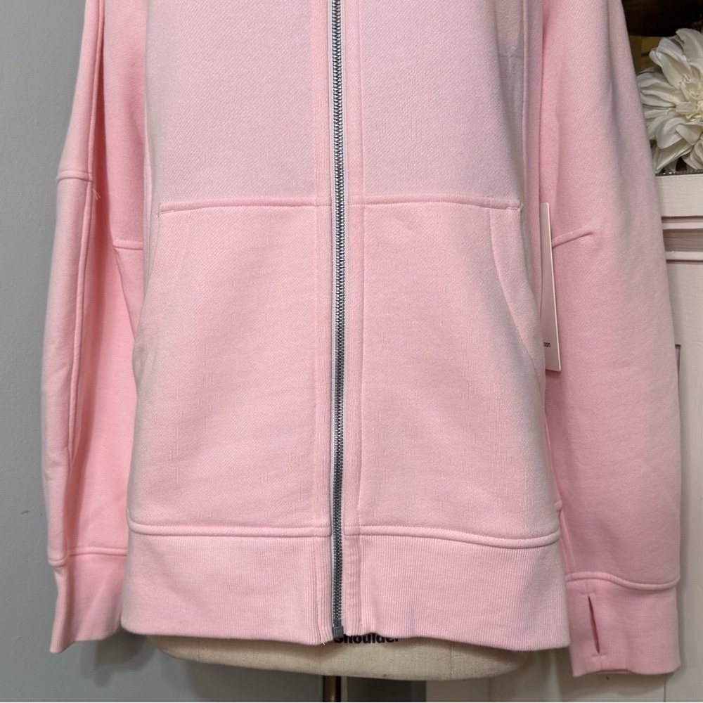 Lululemon Scuba Oversized Funnel Neck Full Zip Jacket Strawberry Milkshake NWT - Picture 7 of 14